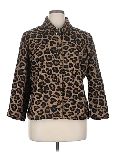 Pre-owned Chico's Jacket In Brown