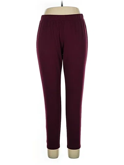 Pre-owned Sound/style By Beau Dawson Track Pants In Burgundy