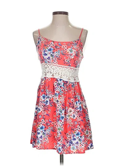 Pre-owned Assorted Brands Casual Dress In Red