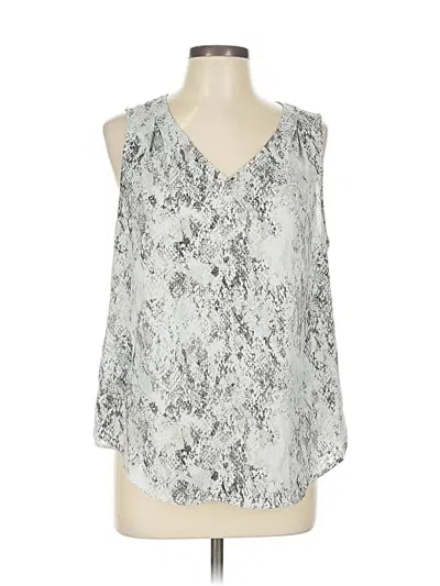 Pre-owned Banana Republic Factory Store Sleeveless Blouse In Silver