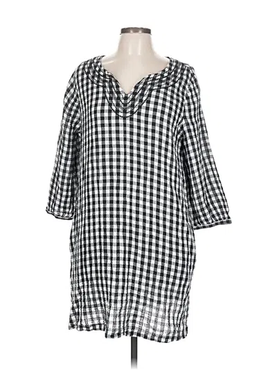 Pre-owned Talbots Casual Dress In Black