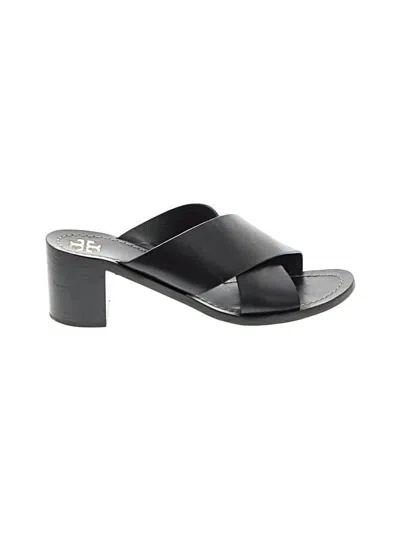 Pre-owned Tory Burch Sandals In Black