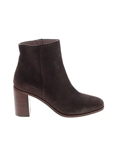 Pre-owned Madewell Ankle Boots In Brown