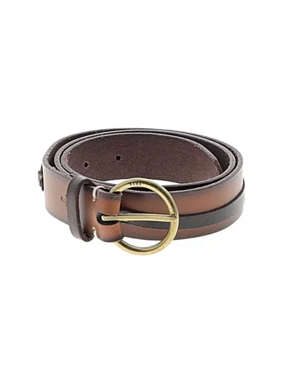 Pre-owned Frye Leather Belt In Brown