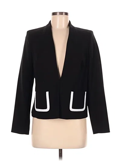 Pre-owned Jones New York Collection Blazer Jacket In Black