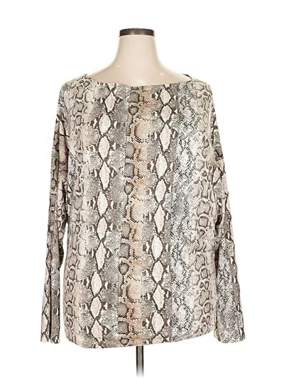 Pre-owned White Birch Long Sleeve T-shirt In Silver