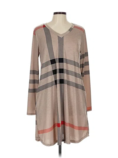 Pre-owned Heimish Usa Casual Dress In Brown