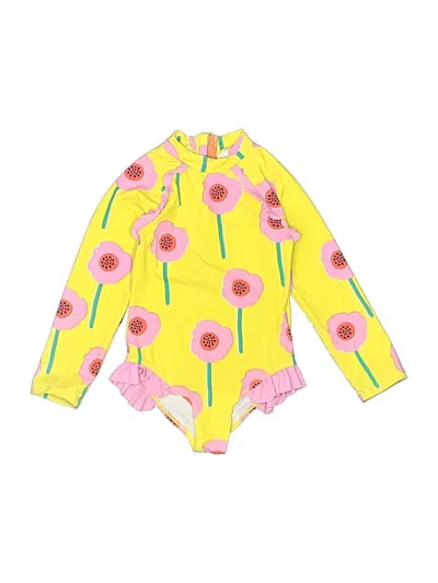 Pre-owned Stella Mccartney Kids'  Rash Guard In Yellow