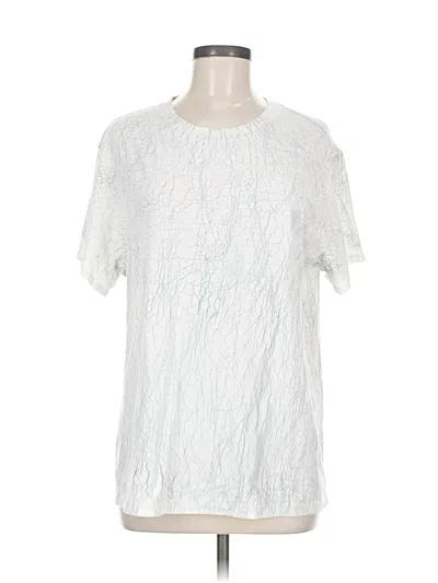 Pre-owned Lululemon Athletica Short Sleeve T-shirt In White