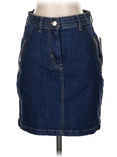 Pre-owned Pilcro Denim Skirt In Blue