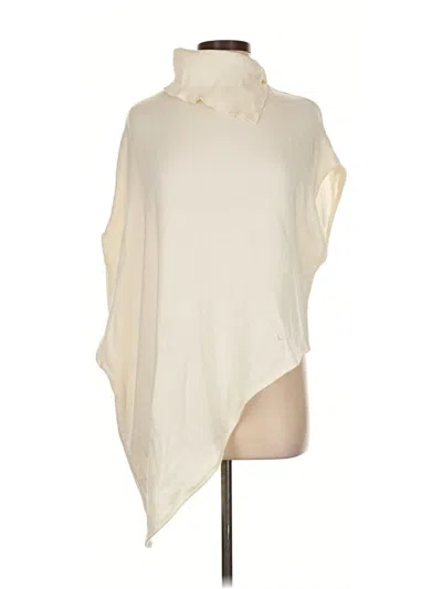 Pre-owned Zara Poncho In White