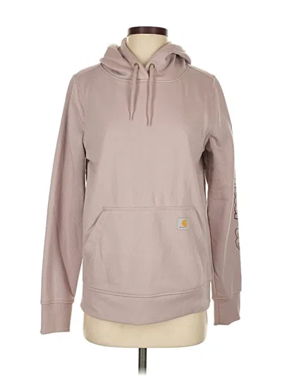 Pre-owned Carhartt Pullover Hoodie In Brown