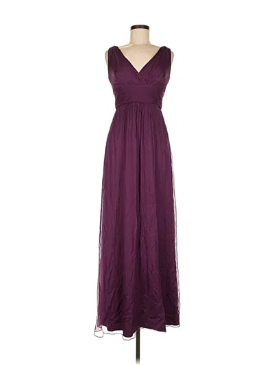 Pre-owned Amsale Cocktail Dress In Purple