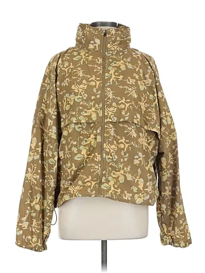 Pre-owned Prana Windbreaker Jacket In Gold