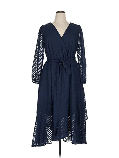 Bloomchic Casual Dress In Blue
