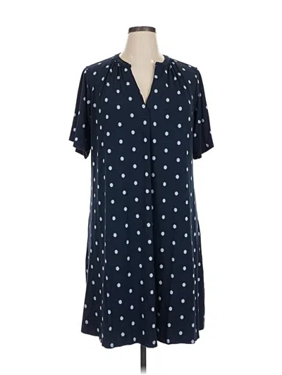 Pre-owned Jjill Casual Dress In Blue