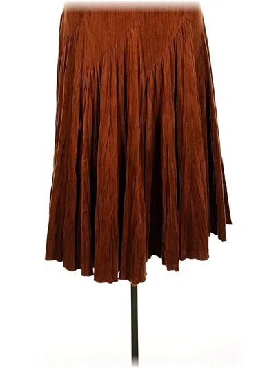 Pre-owned Coldwater Creek Casual Skirt In Brown
