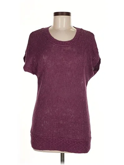 Pre-owned Eddie Bauer Sweater Vest In Purple