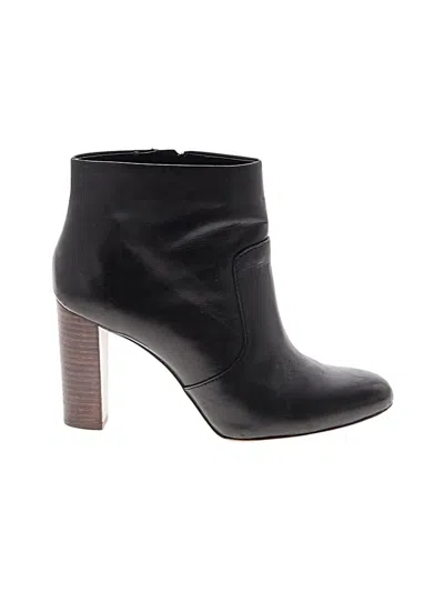 Pre-owned Ann Taylor Ankle Boots In Black