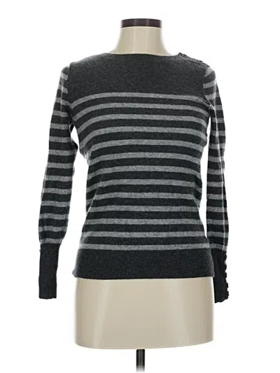 Pre-owned Caslon Cashmere Pullover Sweater In Gray