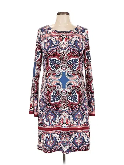 Pre-owned Inc International Concepts Casual Dress In Blue