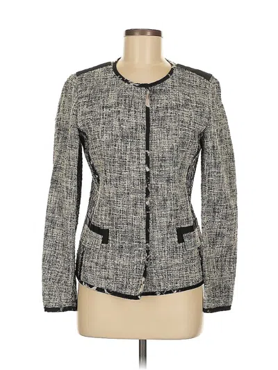 Pre-owned Elie Tahari Jacket In Gray