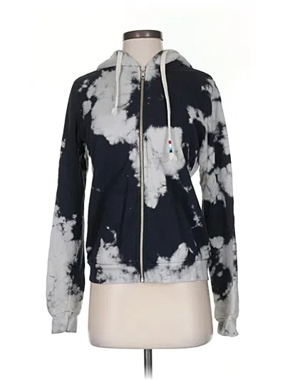 Pre-owned Sol Angeles Zip Up Hoodie In Gray