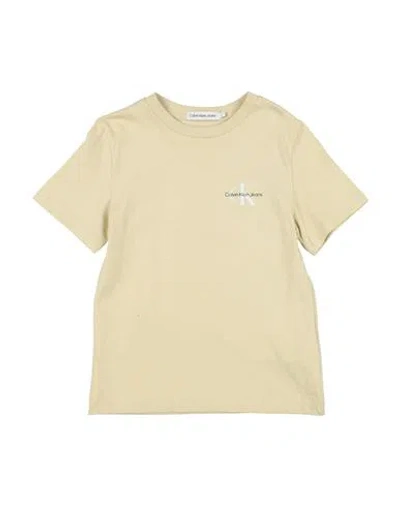 Calvin Klein Jeans Est.1978 Calvin Klein Jeans Toddler Boy T-shirt Beige Size 6 Cotton In Neutral