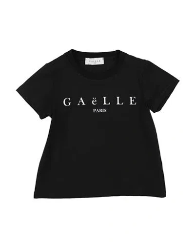 Gaelle Paris Gaëlle Paris Toddler Girl T-shirt Black Size 4 Cotton, Elastane In Black
