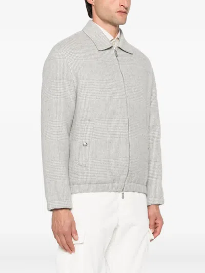 Eleventy Bomberjacke Mit Reissverschluss In Gray