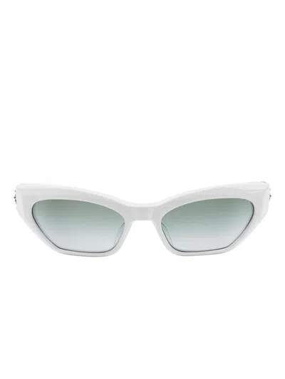 Chrome Hearts Hallla Baluuuu Cat-eye Sunglasses In White
