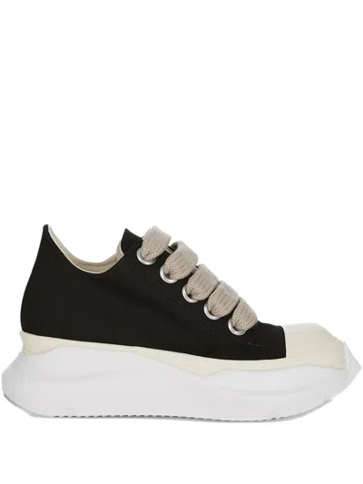 Rick Owens Drkshdw Jumbolace Low Sneakers In Black