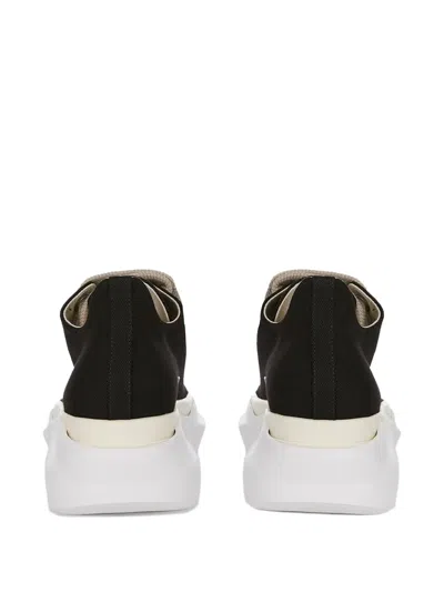 Rick Owens Drkshdw Jumbolace Low Sneakers In Black