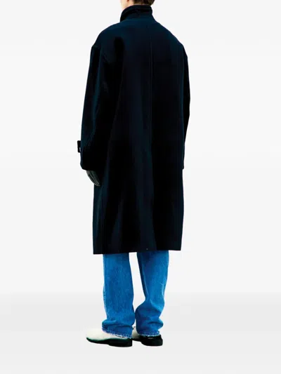 Coor High-neck Coat In Black