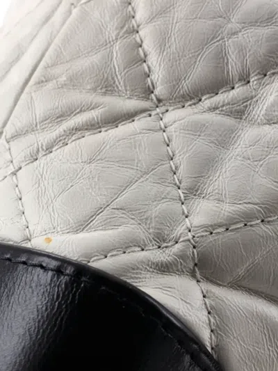 Pre-owned Chanel Gabrielle Quilted Calfskin Small Backpack In Black