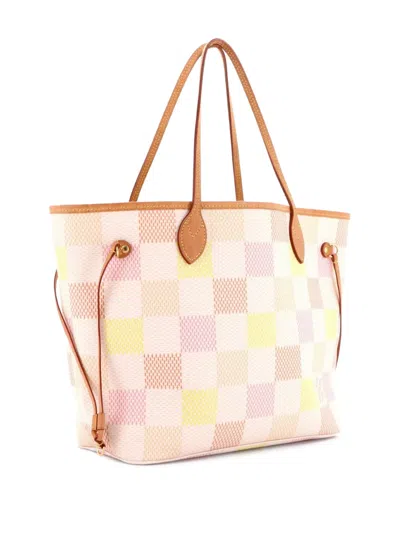 Pre-owned Louis Vuitton Neverfull Nm Limited Edition Damierlicious Giant Mm Tote Bag In Multi
