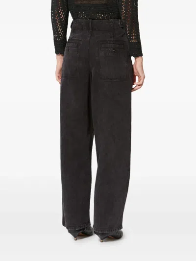 Isabel Marant X Ireme Studded Straight Trousers In Black