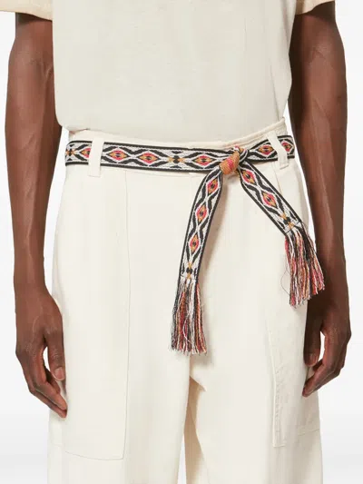Isabel Marant Etki Tassel-detail Belt In Brown