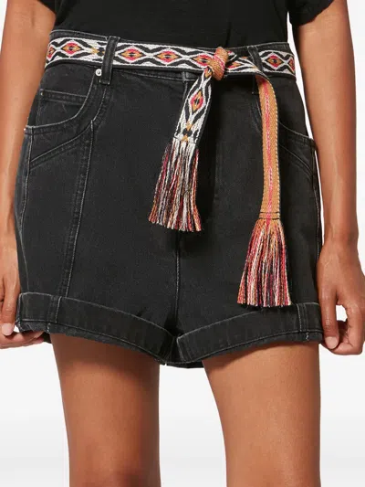 Isabel Marant Etki Tassel-detail Belt In Brown