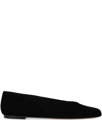 Neous Beid Round-toe Ballet Flats In Black