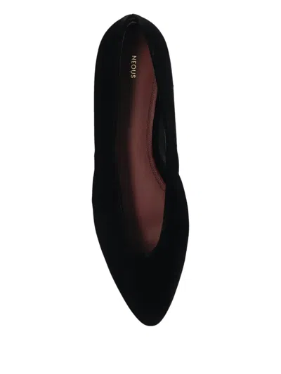 Neous Beid Round-toe Ballet Flats In Black