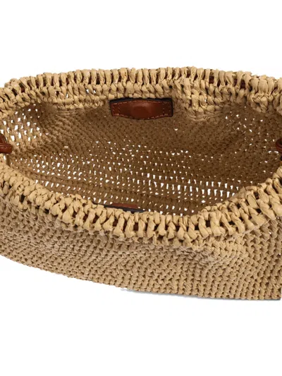 Ulla Johnson Raffia Cross Body Bag In Neutral