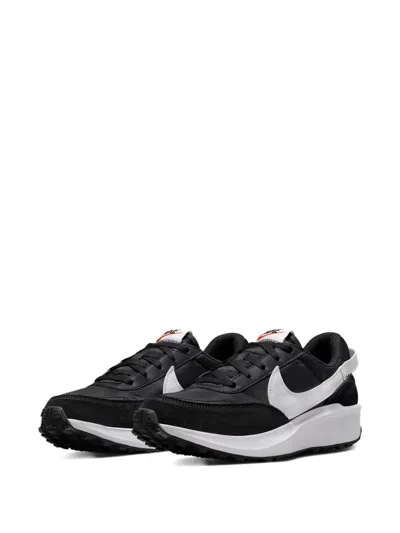 Nike Waffle Debut Womens Sneakers In Black