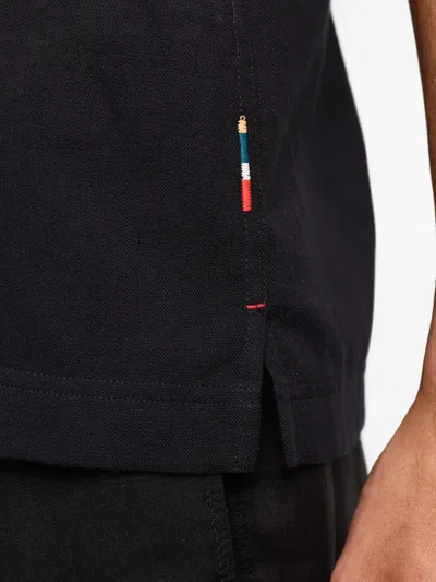 Orlebar Brown Ridley V-neck Short-sleeved Shirt In Black