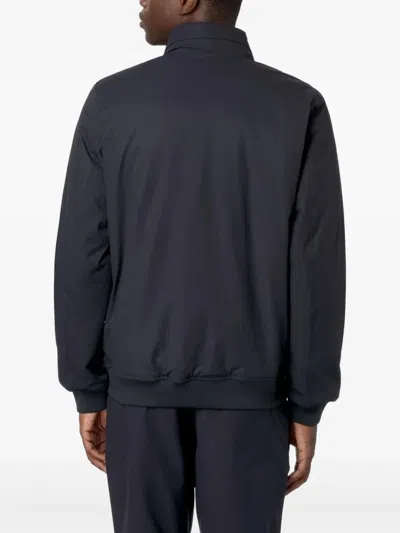 K-way Logo-patch Jacket In Blue