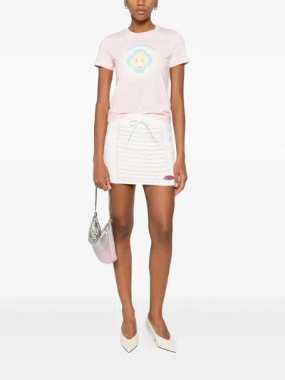 Casablanca Logo T-shirt In Pink