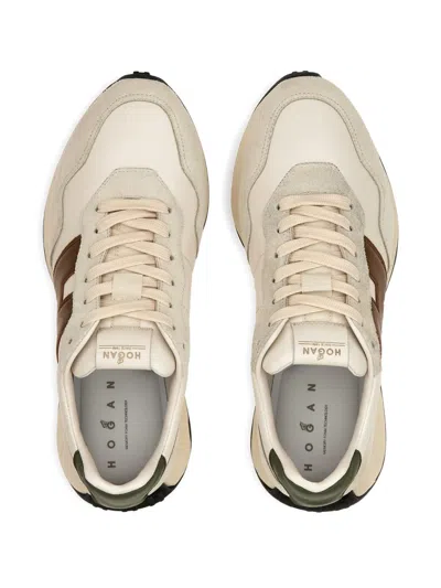 Hogan Logo-detail Sneakers In Neutral