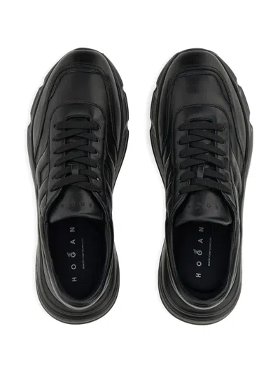 Hogan Hyperlight Logo-detail Sneakers In Black