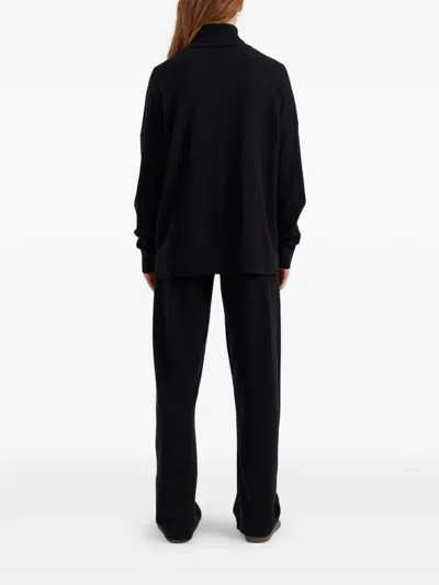 Chinti & Parker Roll-neck Sweater In Black