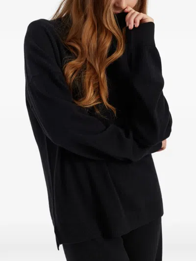 Chinti & Parker Roll-neck Sweater In Black